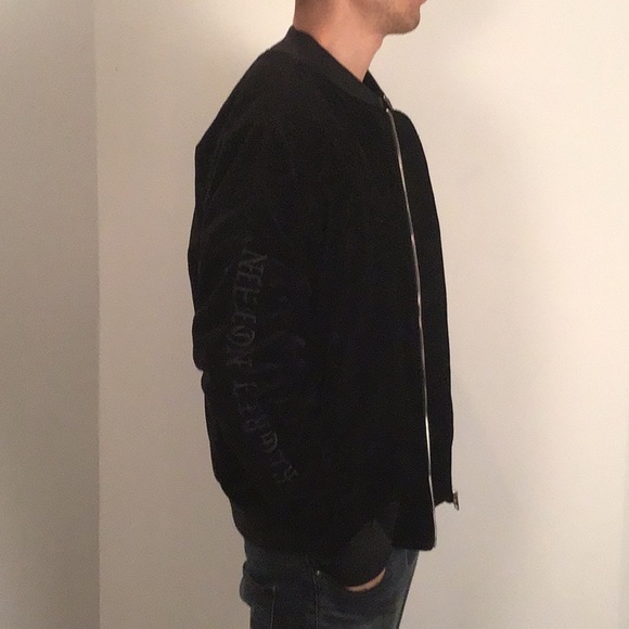 NWT jack & jones velvet bomber jacket. Special edition. Size L - Picture 6 of 12
